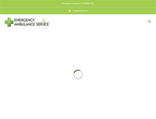 Tablet Screenshot of emergencyambulance.com